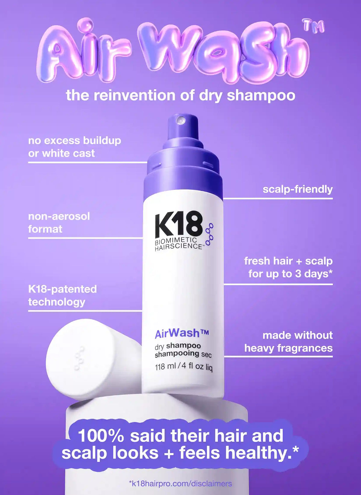 AirWash™ dry shampoo 4oz